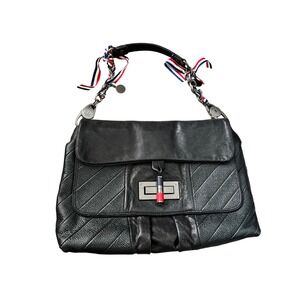Thom Browne Black Fleece Brooks Brothers Leather Shoulder Bag Chain‎ Hobo Bag